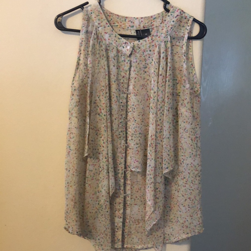 Sheer spring blouse